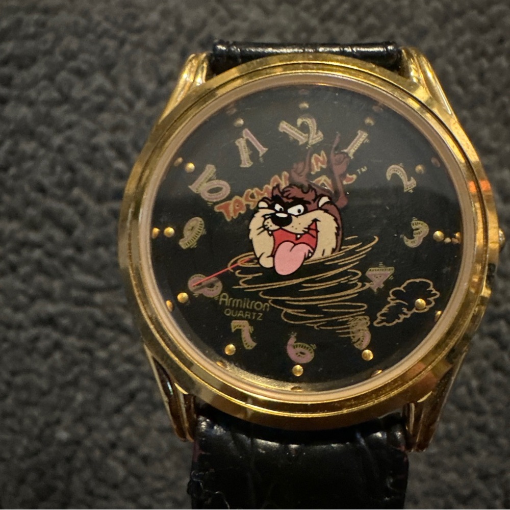 Watch Wrist Looney Tunes Tasmanian Devil Vintage 1994 Armitron Warner Bros..